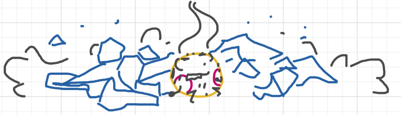 A panel from What's The Point, episode five of the Board Boards object show by Furretwalk/WalkingFurret.